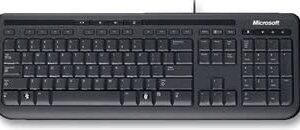 Microsoft Wired Keyboard 600, UK Layout - Black