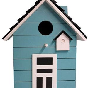 Home Collection Home Furnishing Accessories Decoration Garden Home Nest for Birds Birdhouse H 20 cm Turquoise