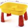 KandyToys Sand and Water Table with Lid and Accessories - Kids Outdoor Play Garden Sandpit