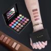 Eyeshadow Palette Makeup Palette 35 Bright Colors Matter and Shimmer Lip Gloss Blush Brushes Makeup Eyeshadow Palette Highly Pigmented Cosmetic Palette