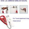 Portable Door Lock Travel Lock Solid Heavy Duty Lock for for Traveling, AirBNB, Hotel, Home, Apartment, School Security