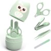 Owl Baby Manicure Kit, Baby Nail Kit Baby Care Products Baby Grooming Kit 4-in-1 Baby Nail Care Set with Cute for Newborn, Infant, Toddlers