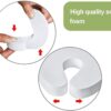 [Upgrade] BYETOO (6 Pack) Finger Pinch Guard,Baby Proof Door Stopper,Protect Child Fingers with Soft Foam Guard,Prevent Finger Pinch Injuries,Slamming Door,Child or Pet from Getting Locked in Room