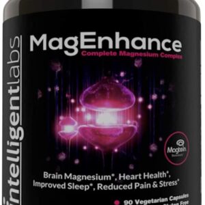 MagEnhance Magnesium Supplement, Magnesium-L-Threonate Complex, with Magnesium Glycinate and Taurate, 100% Money Back Guarantee! Vitamin Magnesium