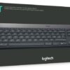 Logitech Craft Illuminated Wireless Keyboard, 2.4GHz Wireless and Bluetooth, Programmable Input Dial, Multi-Device, Automatic Backlit Keys, Rechargeable, PC/Mac/Laptop QWERTY UK Layout - Black