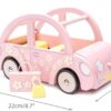 Le Toy Van - Wooden Daisylane Sophie's Car Accessories Play Set For Dolls Houses | Dolls House Furniture Sets - Suitable For Ages 3+