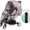 Bemece Universal Rain Cover for Pushchair Stroller Buggy Pram, Baby Travel Weather Shield - L