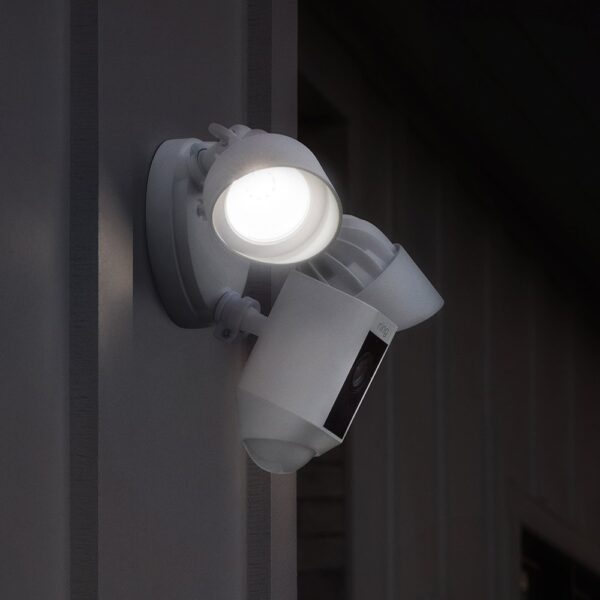 Ring Floodlight Cam | HD Security Camera with Built-in Floodlights, Two-Way Talk and Siren Alarm | With 30-day free trial of Ring Protect Plan