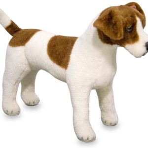 Melissa & Doug Giant Jack Russell Terrier - Lifelike Stuffed Animal Dog (over 12 inches tall)