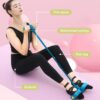 Chesbung Resistance Bands with Handles Home Fitness Equipment Pilates Resistance BandsPedal for Sit-ups Fitness Exercises Flexible for Arm, Tummy, Leg