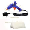 Hot Glue Gun, TOPELEK Heats Up Quickly 20W Mini Heating Hot Melt Glue Gun with Sticks(50pcs 100mm), ON-Off Switch for DIY Arts, Hobby, Craft, Home Repairs, Fabric,Wood, Glass, Card, Plastic