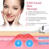 Facial Skin Scrubber,ANLAN 4In1 Electric Ultrasonic EMS Ion Face Spatula Blackhead Removal Pores Cleaner Wrinkle Remover Comedone Extractor Skin Care Massager USB Rechargeable Beauty Tool