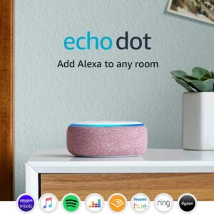 Echo Dot (3rd Gen) - Smart speaker with Alexa - Plum Fabric