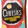 Cheesies Crunchy Popped Cheese Snack, Cheddar. No Carb, High Protein, Gluten Free, Vegetarian, Keto. Cheddar 12 x 20g Bags