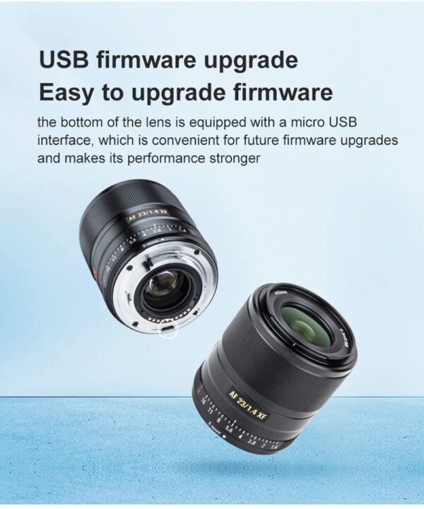 VILTROX 23mm f1.4 XF Auto Focus Prime Lens APS-C Compact Large Aperture Lens for Fuji X mount Camera X-T3 X-H1 X20 T30 X-T20 X-T100 X-Pro2 X-Pro3