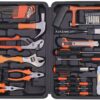 AWANFI Tool Kit 100 Piece DIY Home Household Toolkits for Daily Repair and Maintenance