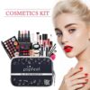 27 Piece Professional Makeup Set & Portable Travel Makeup Organiser Storage Box，Gifts for Teenage Girls