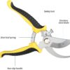 Pruning Shears Tree Trimmers Multifunction Garden Secateurs - Cutting Tool Stainless Steel Sharp Blade Clipper for Branches Stems, Potted Plants and Flowers - Hand Pruner Trimming Scissors with Lock