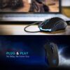 Gaming Mouse【7200 DPI & 7 Programmable Buttons】VicTsing Professional Wired Mouse, Comfortable Full Size Mice with Software to Customize Color, DPI, Polling rate etc. - Plug & Play, Perfect Gaming