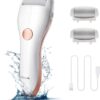 Electric Foot File, La'prado Callus and Hard Skin Remover with 2 Rollers, Rechargeable Foot Care Tool for Dry Dead and Cracked Feet