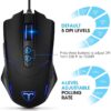 Gaming Mouse【7200 DPI & 7 Programmable Buttons】VicTsing Professional Wired Mouse, Comfortable Full Size Mice with Software to Customize Color, DPI, Polling rate etc. - Plug & Play, Perfect Gaming