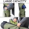 Powcan Fishing Tackle Bag Oxford Fishing Rod Case Portable High-capacity Fishing Pole Carry Organizer Outdoor Waterproof Fishing Tools Storage Bag for Fisherman