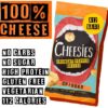 Cheesies Crunchy Popped Cheese Snack, Cheddar. No Carb, High Protein, Gluten Free, Vegetarian, Keto. Cheddar 12 x 20g Bags