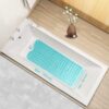 HmiL-U Non Slip Bath Mat | 30% Extra Long Bath Mat | Bathtub Mat | Shower Mat with 200 Suction Cups,40.5 x 101cm/16 x 40 in (Transparent Green)