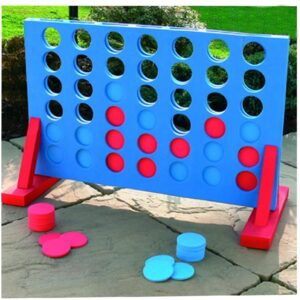 Giant Four in A Row Garden Outdoor Game Childrens Kids Adult Family Fun Toy Pub Game