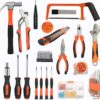 AWANFI Tool Kit 100 Piece DIY Home Household Toolkits for Daily Repair and Maintenance