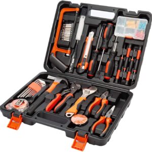 AWANFI Tool Kit 100 Piece DIY Home Household Toolkits for Daily Repair and Maintenance