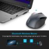 TeckNet Bluetooth Mouse, 2600DPI Adjustable Wireless Mouse With 24 Months Battery Life Cordless Mice for PC/Tablet/Laptop Portable Small Travel Mouse