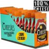 Cheesies Crunchy Popped Cheese Snack, Cheddar. No Carb, High Protein, Gluten Free, Vegetarian, Keto. Cheddar 12 x 20g Bags