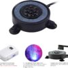 Eshen LED Aquarium Fish Tank Air Stone Light, Multi-Colored Air Bubble Stone Disk for Fish