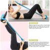 Chesbung Resistance Bands with Handles Home Fitness Equipment Pilates Resistance BandsPedal for Sit-ups Fitness Exercises Flexible for Arm, Tummy, Leg