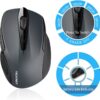 TeckNet Bluetooth Mouse, 2600DPI Adjustable Wireless Mouse With 24 Months Battery Life Cordless Mice for PC/Tablet/Laptop Portable Small Travel Mouse