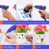 Hot Glue Gun, TOPELEK Heats Up Quickly 20W Mini Heating Hot Melt Glue Gun with Sticks(50pcs 100mm), ON-Off Switch for DIY Arts, Hobby, Craft, Home Repairs, Fabric,Wood, Glass, Card, Plastic