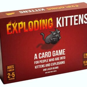 Exploding Kittens Card Game - Family-Friendly Party Games - Card Games For Adults, Teens & Kids