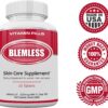 Blemless Clear Skin Supplements Pill UK- Best Tablets for Oily Skin and a Glowing Complexion | Vitamin Pills for Women & Men That May Help Some Spots & Blemishes 60CT