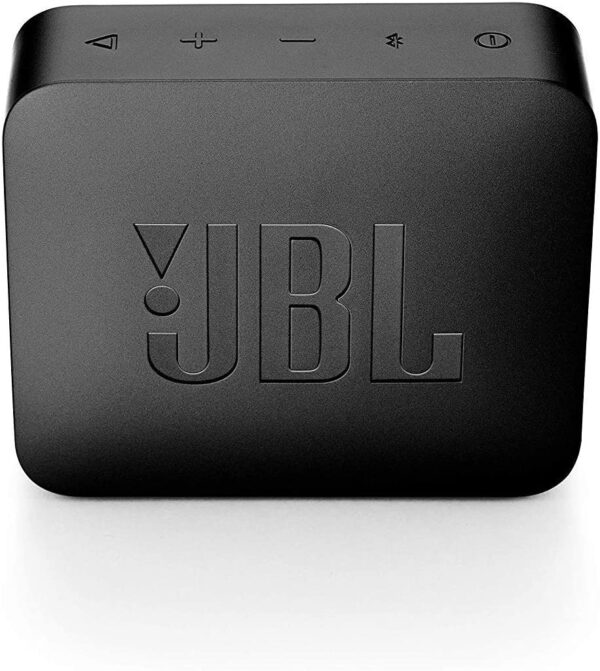 JBL GO2 Portable Bluetooth Speaker with Rechargeable Battery, Waterproof, Built-in Speakerphone, Black