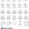 AYCORN Child & Baby Safety Proof Magnetic Cupboard Locks, 10 Locks & 2 Keys, Easy Install in Seconds, Bonus Instruction Video, Latest Design to Protect Your Kids & Toddlers, No Screws or Drilling