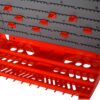 DURHAND 54 Pcs On-Wall Tool Equipment Holding Pegboard Home DIY Garage Organiser DIY w/ 50 Pegs 2 Shelves