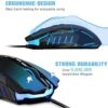 Gaming Mouse【7200 DPI & 7 Programmable Buttons】VicTsing Professional Wired Mouse, Comfortable Full Size Mice with Software to Customize Color, DPI, Polling rate etc. - Plug & Play, Perfect Gaming