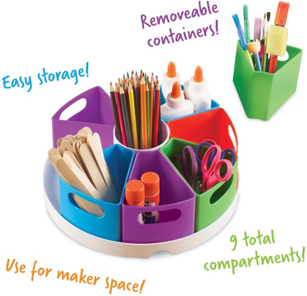 Learning Resources LER3806 Create-A-Space Storage Center, Multicoloured