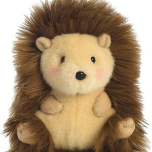 Aurora World 16812 Happy Hedgehog Rolly Pets Plush Toy (Beige/Brown/Pink)