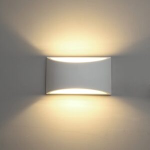 DECKEY Wall Light LED Up and Down Indoor Lamp Uplighter Downlighter Warm White