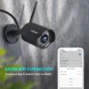 ieGeek Security Outdoor Camera 1080P Waterproof Home Security CCTV WiFi Surveillance Outdoor Bullet IP Camera With 25m Night Vision, Remote Viewing Motion Detection and Push Alerts for Android/iOS/PC