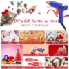 Hot Glue Gun, TOPELEK Heats Up Quickly 20W Mini Heating Hot Melt Glue Gun with Sticks(50pcs 100mm), ON-Off Switch for DIY Arts, Hobby, Craft, Home Repairs, Fabric,Wood, Glass, Card, Plastic