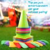 3 in 1 Play equipment set - Includes Ring Toss with Soft Cones, Bean Bags for Throwing, Puzzle Game Pack- Great Fun for Kids & Adults - for Birthday, Carnival, Garden & Outdoor Party - 26 Pieces