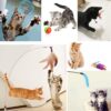 Legendog Cat Toys, 10 Pcs Kitten Toys Cat Toys for Indoor Cats Kitten Interactive Mouse Toys Set for Kitty and Cats - Best Gift for Cat